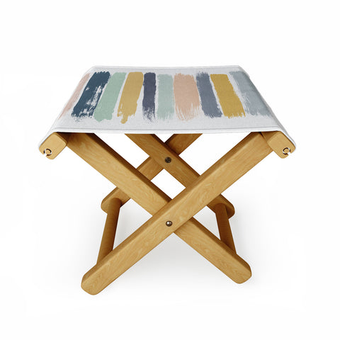 Orara Studio Pastel Stripes Folding Stool