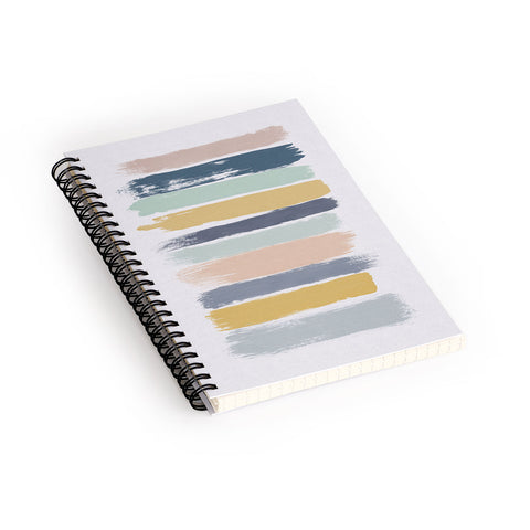 Orara Studio Pastel Stripes Spiral Notebook