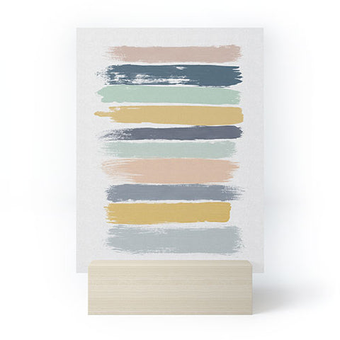 Orara Studio Pastel Stripes Mini Art Print