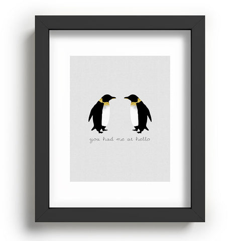 Orara Studio Penguin Quote Recessed Framing Rectangle