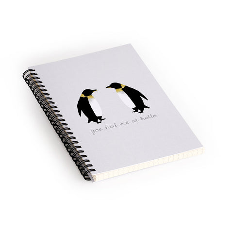 Orara Studio Penguin Quote Spiral Notebook