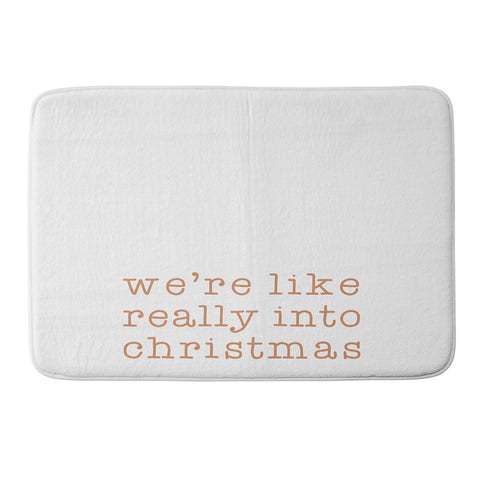 Orara Studio Really Into Christmas Memory Foam Bath Mat