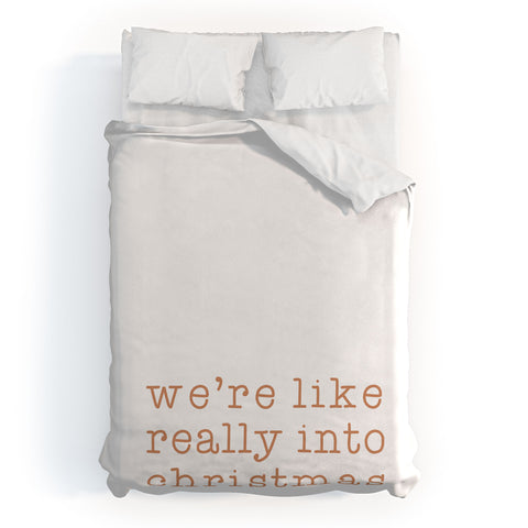 Orara Studio Really Into Christmas Duvet Cover