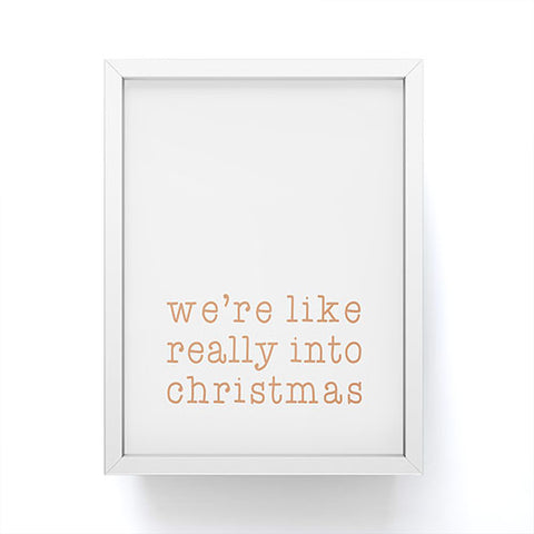 Orara Studio Really Into Christmas Framed Mini Art Print