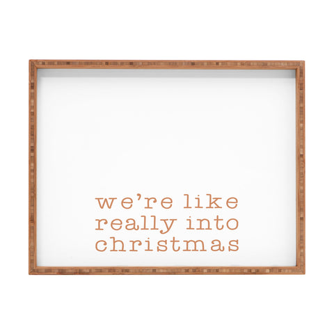 Orara Studio Really Into Christmas Rectangular Tray