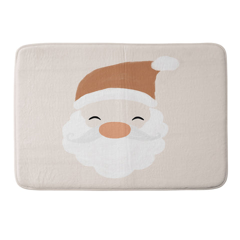 Orara Studio Santa Claus Painting Memory Foam Bath Mat