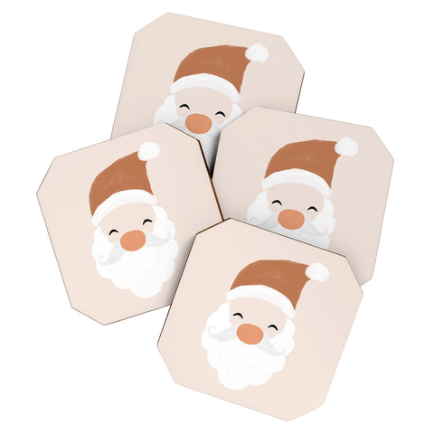 Orara Studio Santa Claus Painting Coaster Set