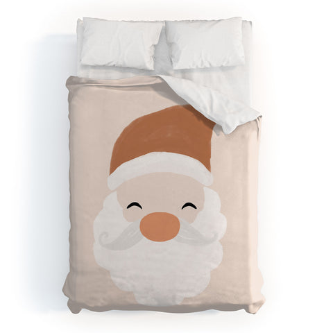 Orara Studio Santa Claus Painting Duvet Cover