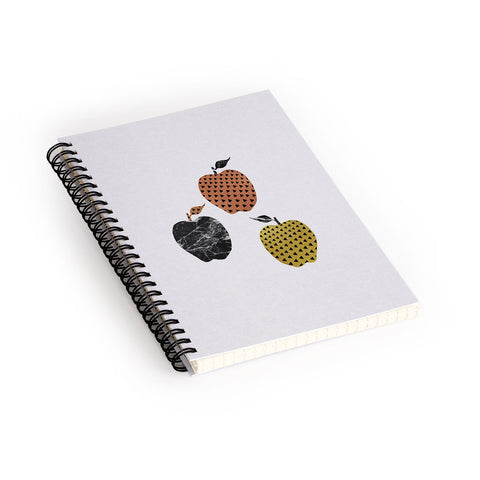 Orara Studio Scandi Apples Spiral Notebook