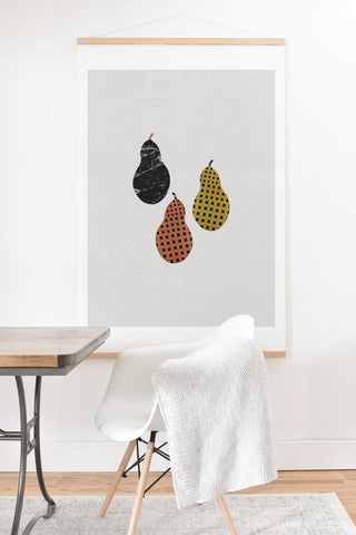 Orara Studio Scandi Pears Art Print And Hanger
