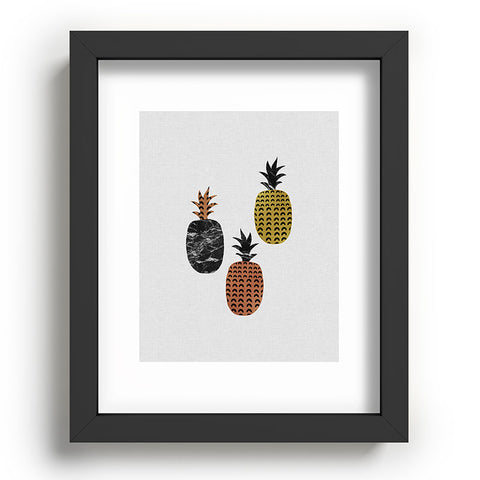 Orara Studio Scandi Pineapples Recessed Framing Rectangle