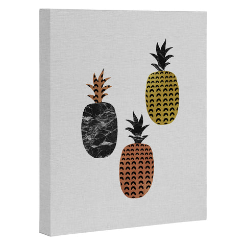 Orara Studio Scandi Pineapples Art Canvas