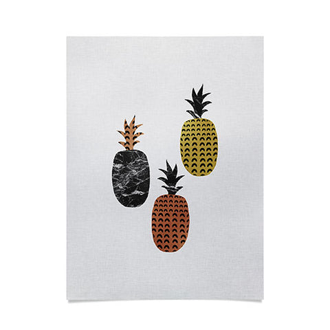 Orara Studio Scandi Pineapples Poster