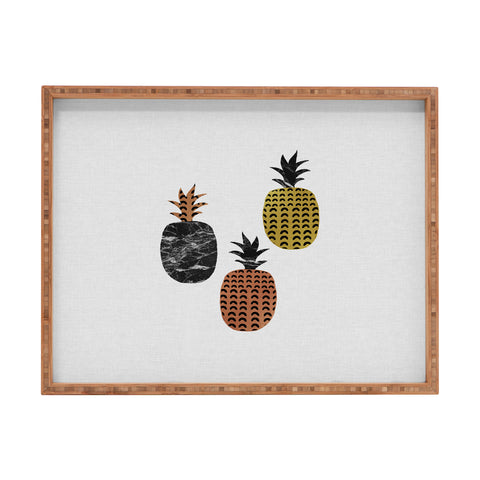 Orara Studio Scandi Pineapples Rectangular Tray