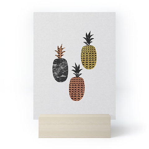 Orara Studio Scandi Pineapples Mini Art Print