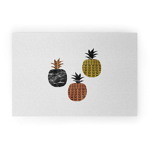 Orara Studio Scandi Pineapples Welcome Mat