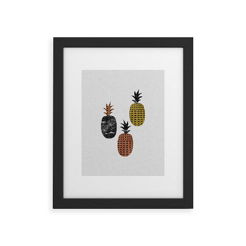 Orara Studio Scandi Pineapples Framed Art Print