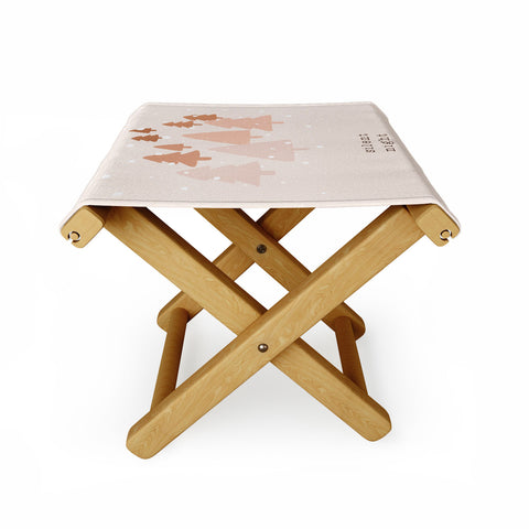 Orara Studio Silent Night Typography Folding Stool
