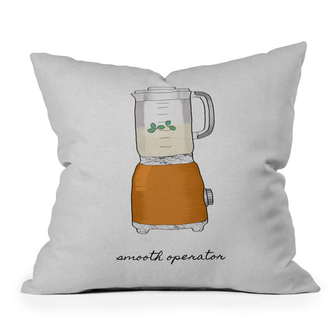Orara Studio Smooth Operator Throw Pillow