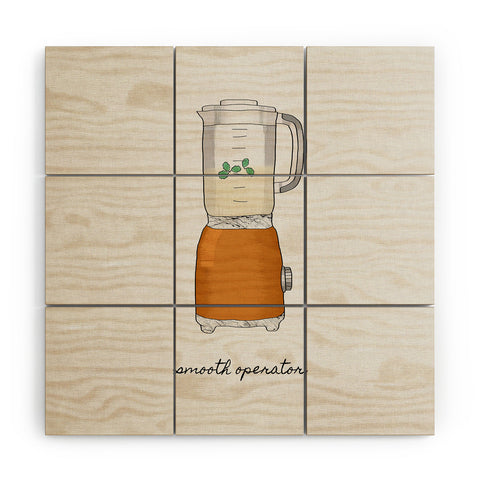 Orara Studio Smooth Operator Wood Wall Mural