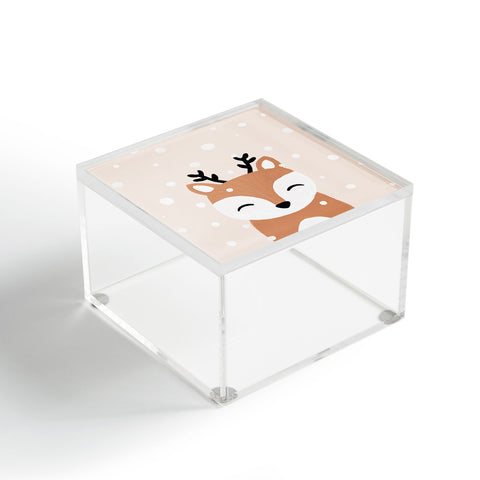 Orara Studio Snow And Deer Acrylic Box