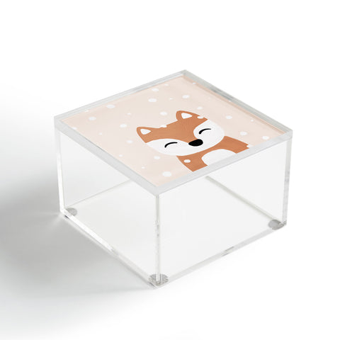 Orara Studio Snow And Fox Acrylic Box