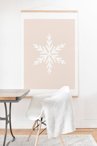 Orara Studio Snowflake Painting Art Print And Hanger