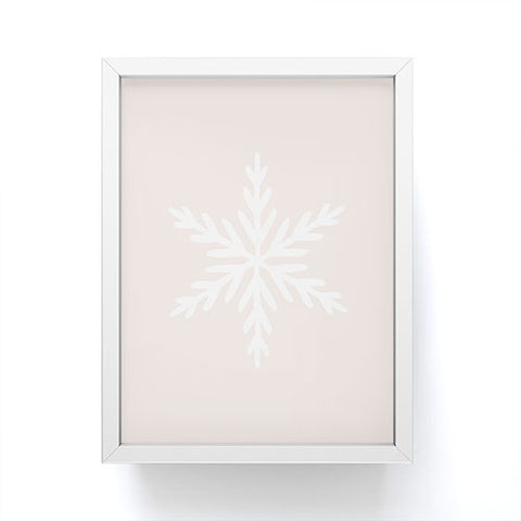 Orara Studio Snowflake Painting Framed Mini Art Print