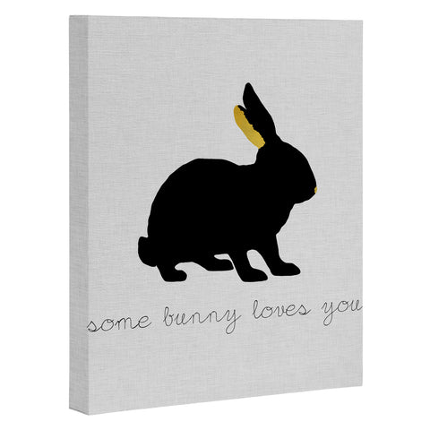 Orara Studio Some Bunny Loves You Art Canvas