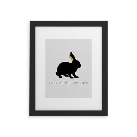 Orara Studio Some Bunny Loves You Framed Art Print