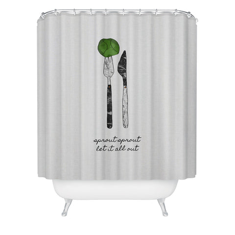 Orara Studio Sprout Sprout Shower Curtain