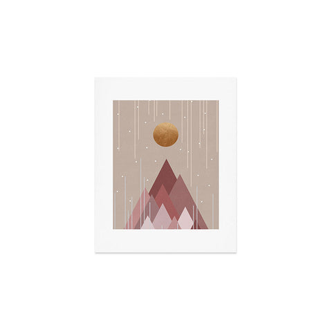 Orara Studio Sun And Mountains Art Print