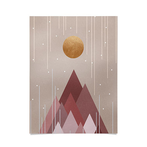 Orara Studio Sun And Mountains Poster