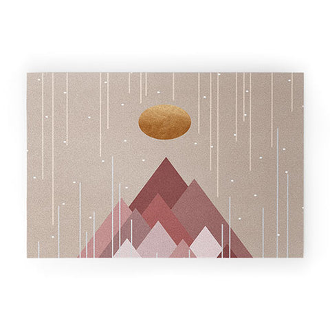 Orara Studio Sun And Mountains Welcome Mat