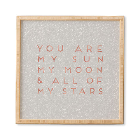Orara Studio Sun Moon And Stars Framed Wall Art