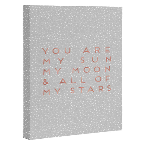 Orara Studio Sun Moon And Stars Art Canvas