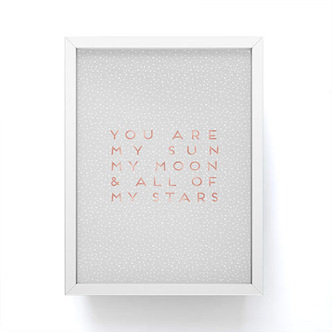 Orara Studio Sun Moon And Stars Framed Mini Art Print