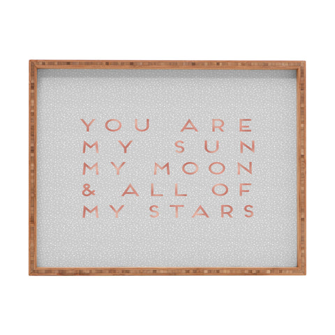 Orara Studio Sun Moon And Stars Rectangular Tray
