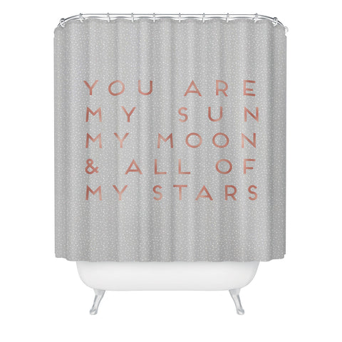 Orara Studio Sun Moon And Stars Shower Curtain
