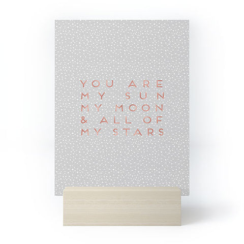Orara Studio Sun Moon And Stars Mini Art Print