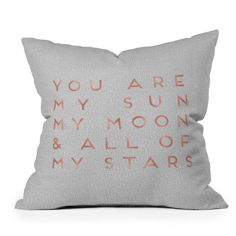 Orara Studio Sun Moon And Stars Throw Pillow
