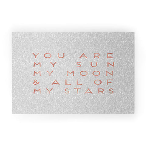 Orara Studio Sun Moon And Stars Welcome Mat