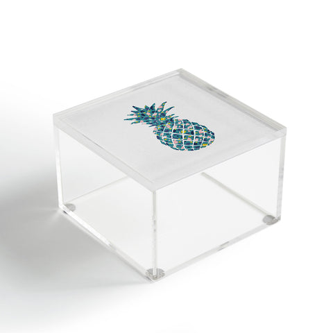 Orara Studio Teal Pineapple Acrylic Box