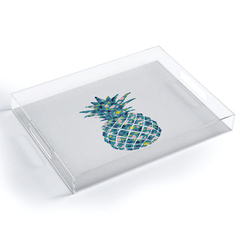 Orara Studio Teal Pineapple Acrylic Tray