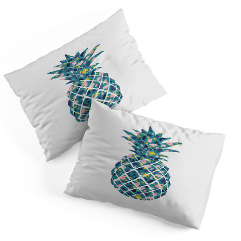 Orara Studio Teal Pineapple Pillow Shams