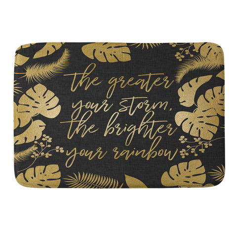 Orara Studio The Greater Your Storm Memory Foam Bath Mat