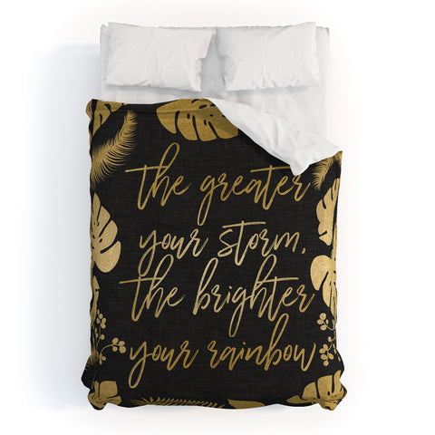 Orara Studio The Greater Your Storm Duvet Cover