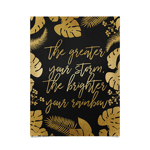 Orara Studio The Greater Your Storm Poster