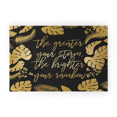 Orara Studio The Greater Your Storm Welcome Mat