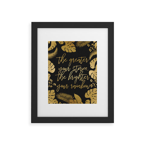 Orara Studio The Greater Your Storm Framed Art Print